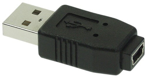 InLine USB 2.0 AM/mini-5pF USB 2.0-A M mini-5p USB 2.0 F Черный 33500A