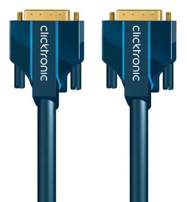 ClickTronic 7.5m DVI-D Connection DVI кабель 7,5 m Синий 70335