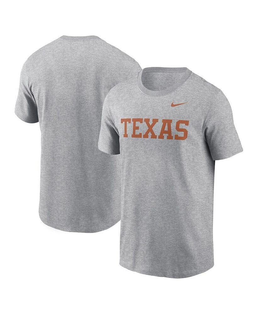 Nike men's Black Texas Longhorns Primetime Evergreen Wordmark T-Shirt