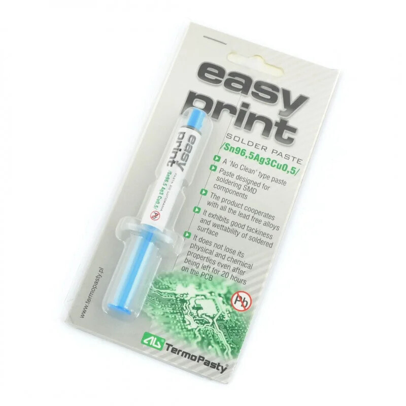Soldering paste Easy Print Sn96.5 Ag3 Cu0.5 - syringe 1.4ml