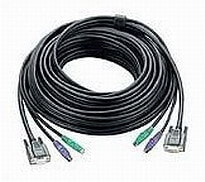 Aten PS/2 KVM Cable, 20m KVM кабель Черный 2L-1020P/C