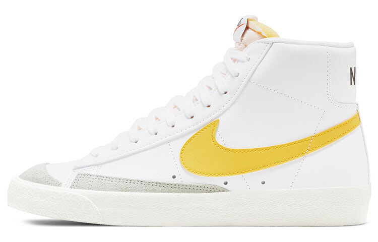 Nike Blazer Mid 77 Vintage 复古休闲 中帮 板鞋 男款 白黄棕 / Кроссовки Nike Blazer Mid BQ6806-113