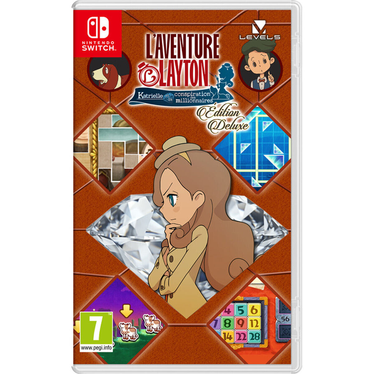 Видеоигра для Switch Nintendo El Misterioso Viaje de Layton Edición Deluxe