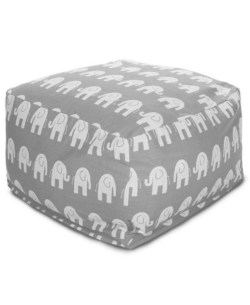 Majestic Home Goods ellie Ottoman Square Pouf 27