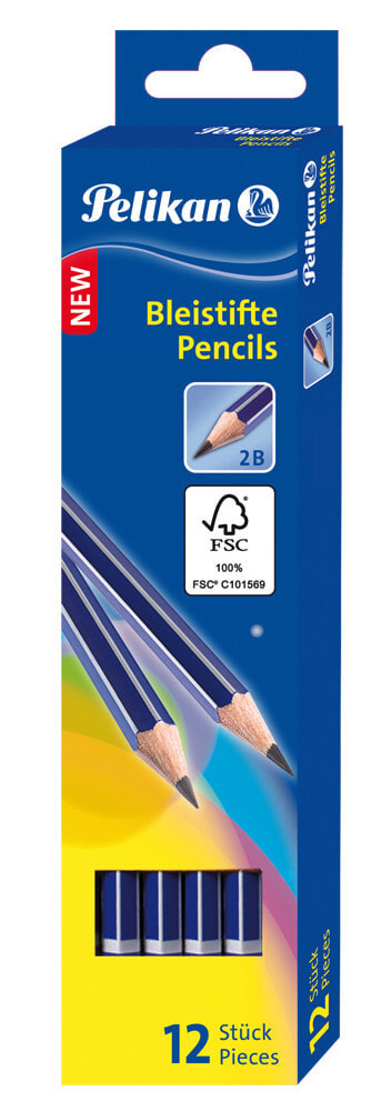Pelikan 978874 графитовый карандаш 2B 12 шт