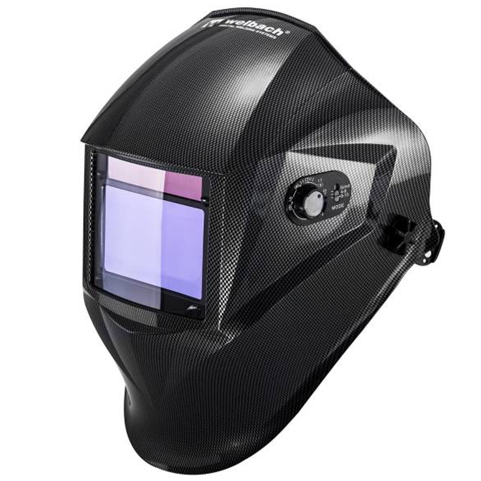Automatic self-darkening welding helmet mask with grind function CARBONIC PROFESSIONAL