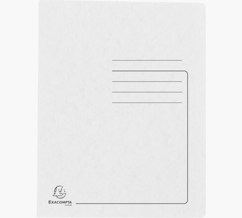 39982E - Presentation folder - A4 - Pressboard - White - Portrait - 350 sheets