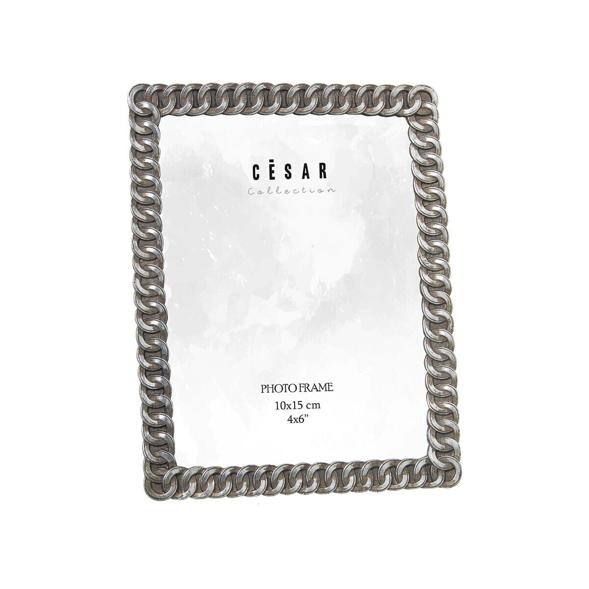 Photo frame Alexandra House Living Silver Plastic 12 x 1 x 17 cm