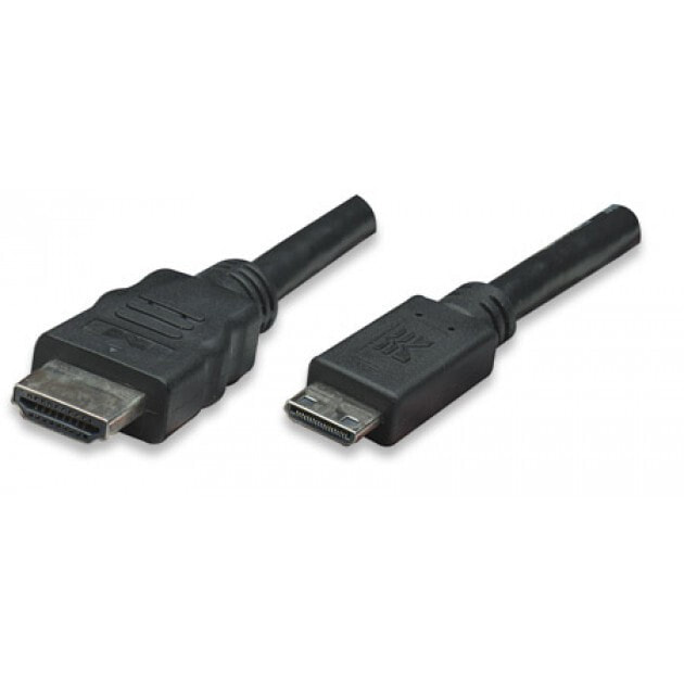 Techly ICOC-HDMI-B-015 HDMI кабель 1,8 m HDMI Тип A (Стандарт) HDMI Type C (Mini) Черный