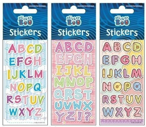 Набор наклеек для детского творчества Sticker BOO Naklejki literki2 (246505)