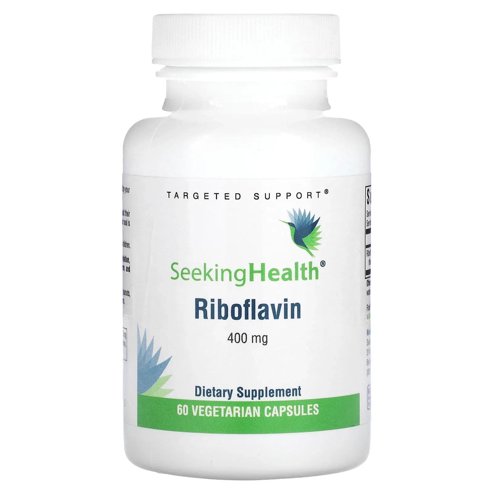 Seeking Health, Рибофлавин, 400 мг, 60 вегетарианских капсул