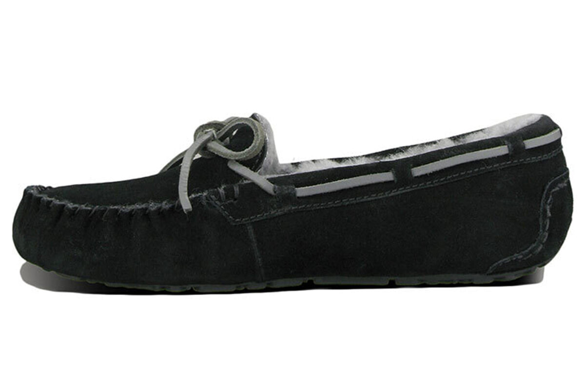 UGG Ascot Slipper 加绒保暖 懒人运动休闲鞋 黑色 / Туфли UGG Ascot Slipper 1003390-BLK