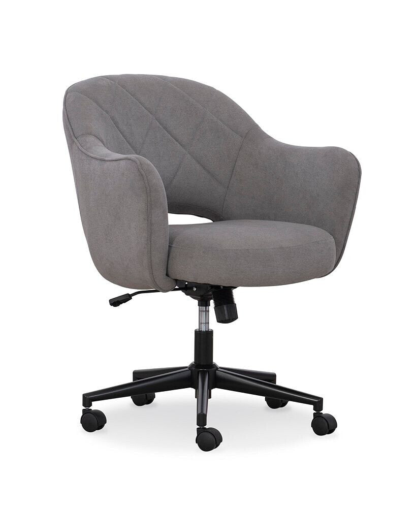 Home Furniture Outfitters sawyer Gray Quilted Task Chair