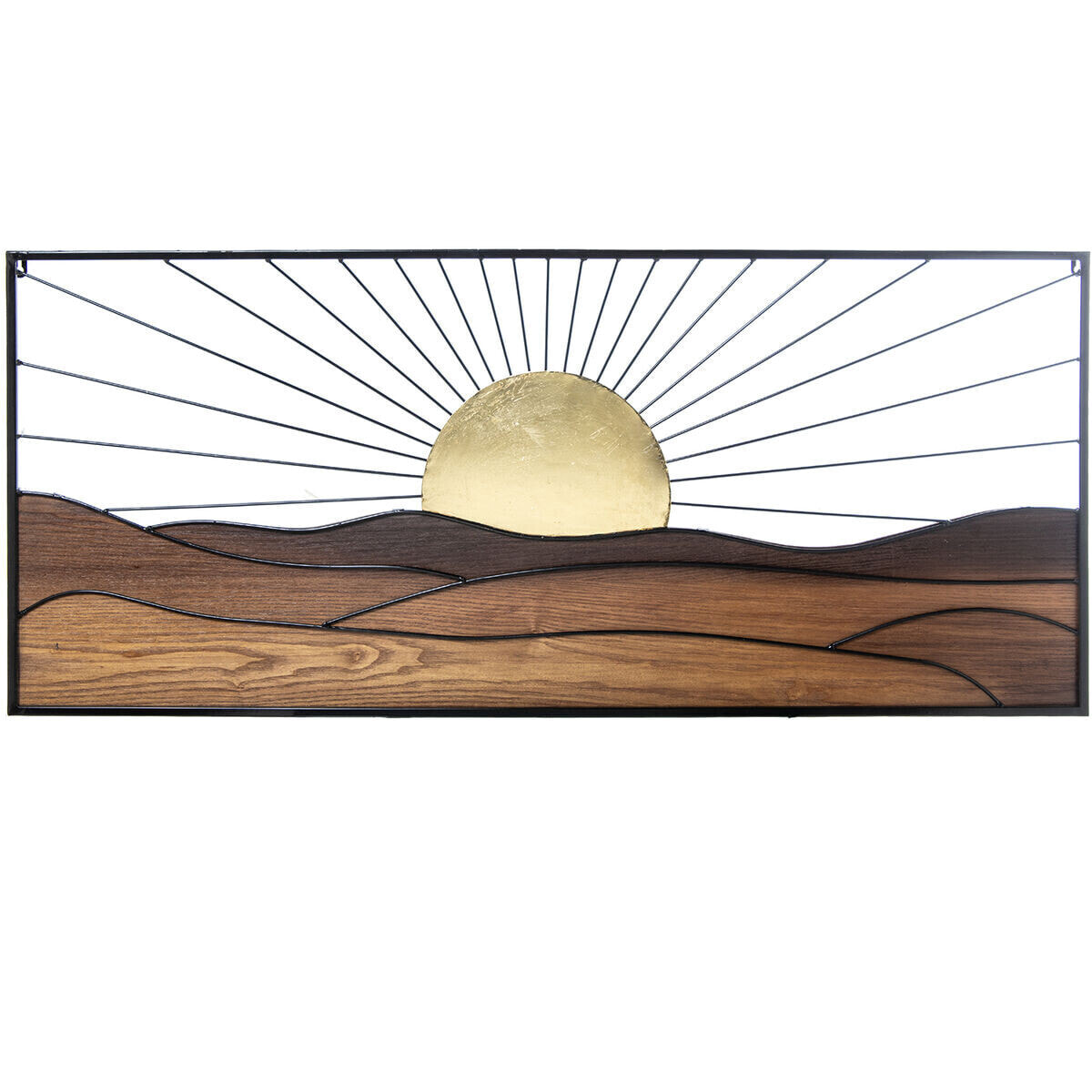 Wall Decoration Alexandra House Living Metal Sun 117 x 50 x 3 cm