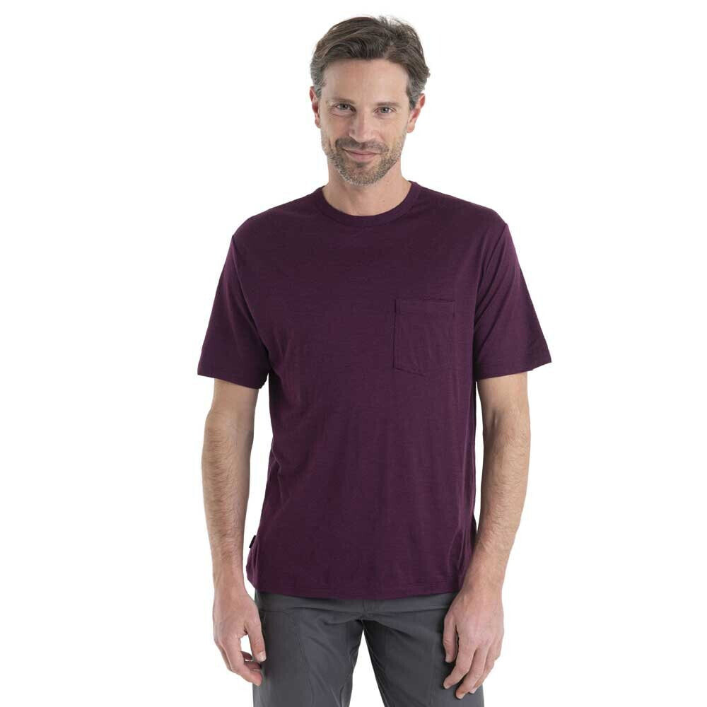 ICEBREAKER Granary Pocket Merino Short Sleeve T-Shirt