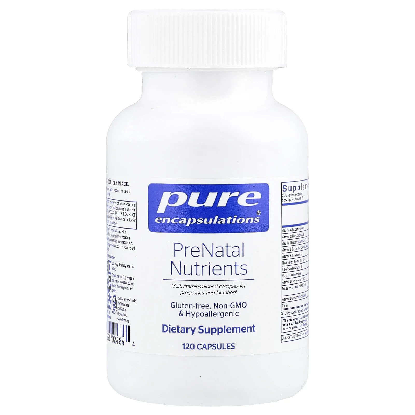 PreNatal Nutrients, 120 Capsules