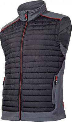 Lahti Pro Quilted Sleeveless Black-Gray XXXL (L4130706)