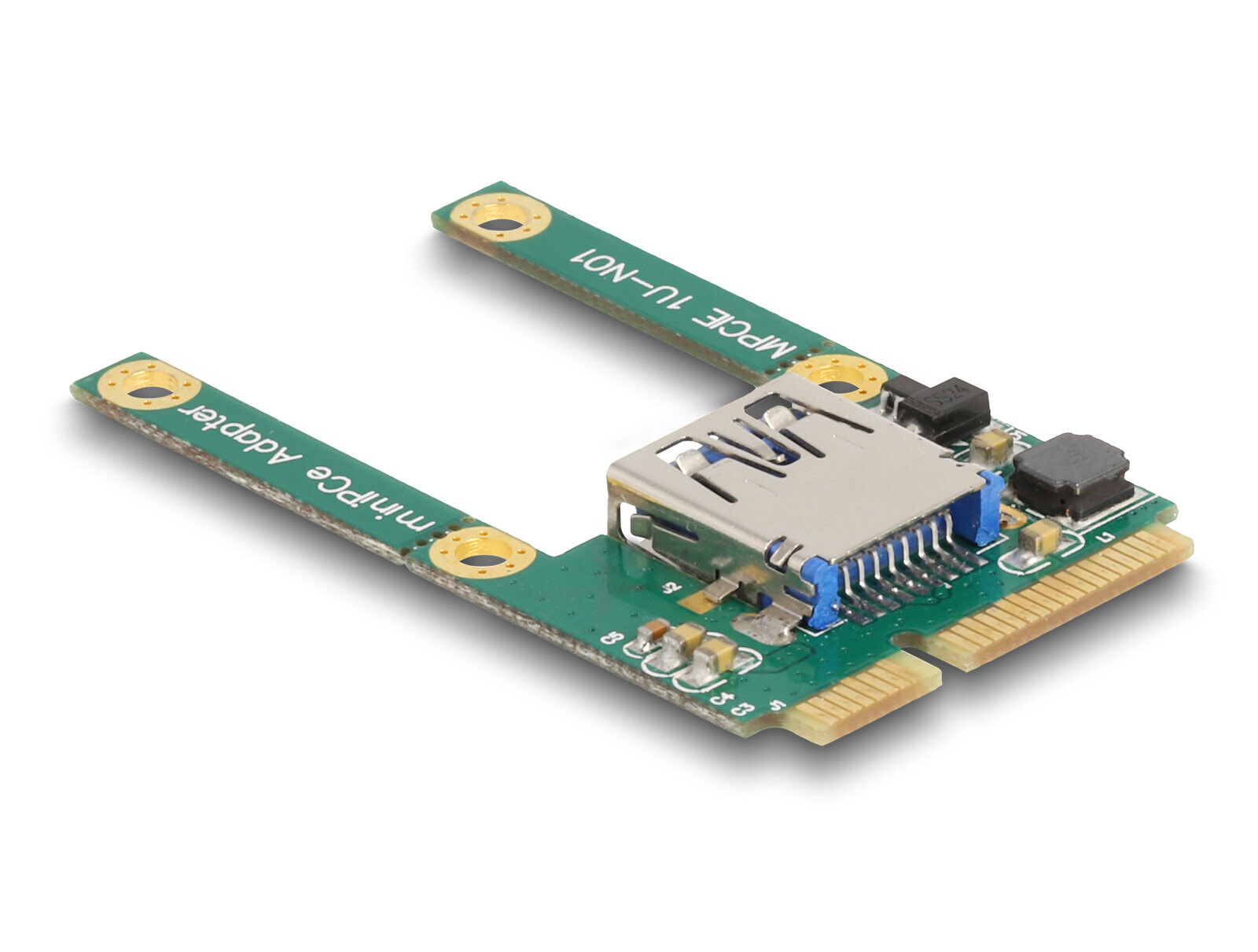 Mini PCIe I/O 1 x USB 2.0 Typ-A Buchse full size half - Cable - Digital
