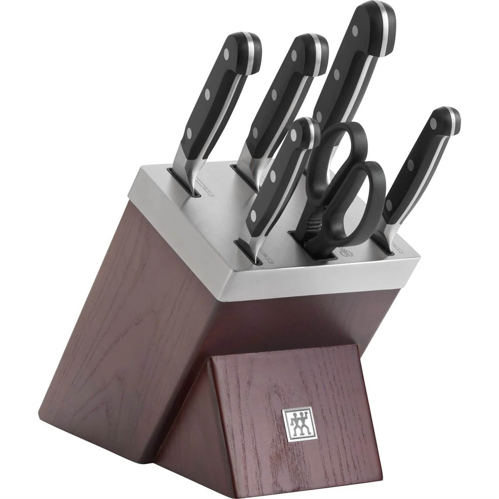 Zwilling Pro - Knife/cutlery block set - Stainless steel - Plastic - Wood - Wood - Black