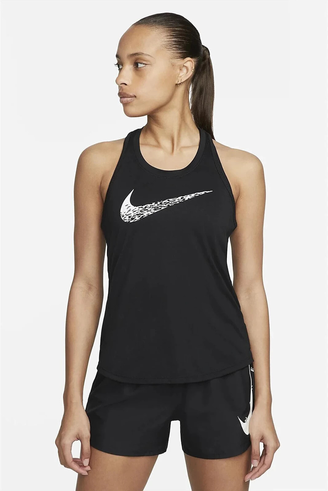 Dri-Fit Swoosh Run Siyah Kadın Spor Atleti