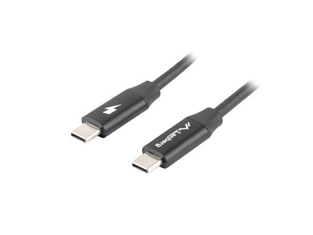 Lanberg CA-CMCM-40CU-0005-BK - 0.5 m - USB C - USB C - USB 2.0 - 480 Mbit/s - Black