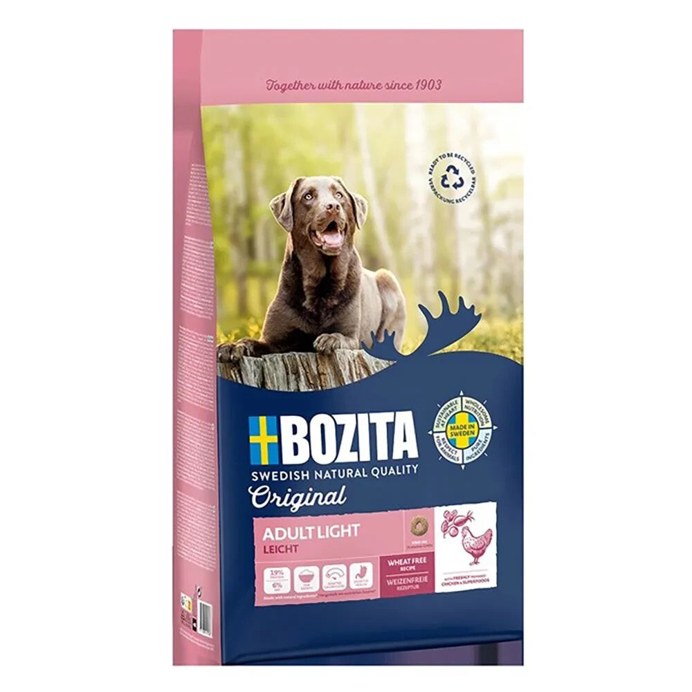 BOZITA Original adult light chicken dog food 12kg