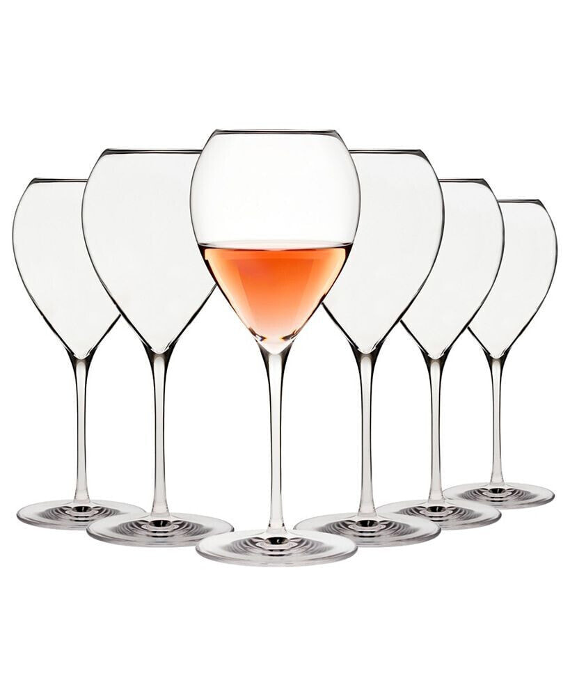 Karen MacNeil Flavor First set of 6 Crisp & Fresh Wine Glasses