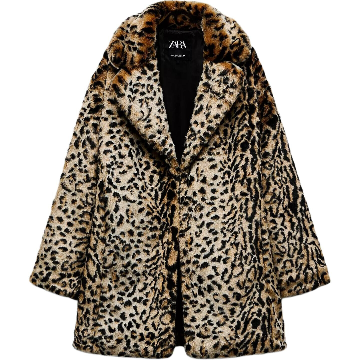 ZARA Coats Women's Leopard