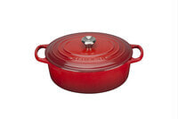 Le Creuset 21178270602430 - 4.1 L - Red - Cast iron - Enamel - Cast iron - Cast iron