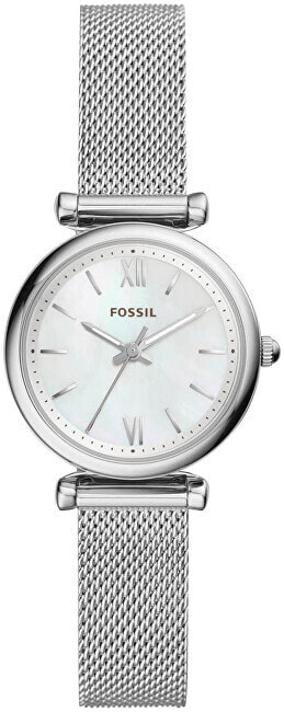 Fossil ES4432 Часы на браслете Женский Кварц Серебристый, Белый ES4432P