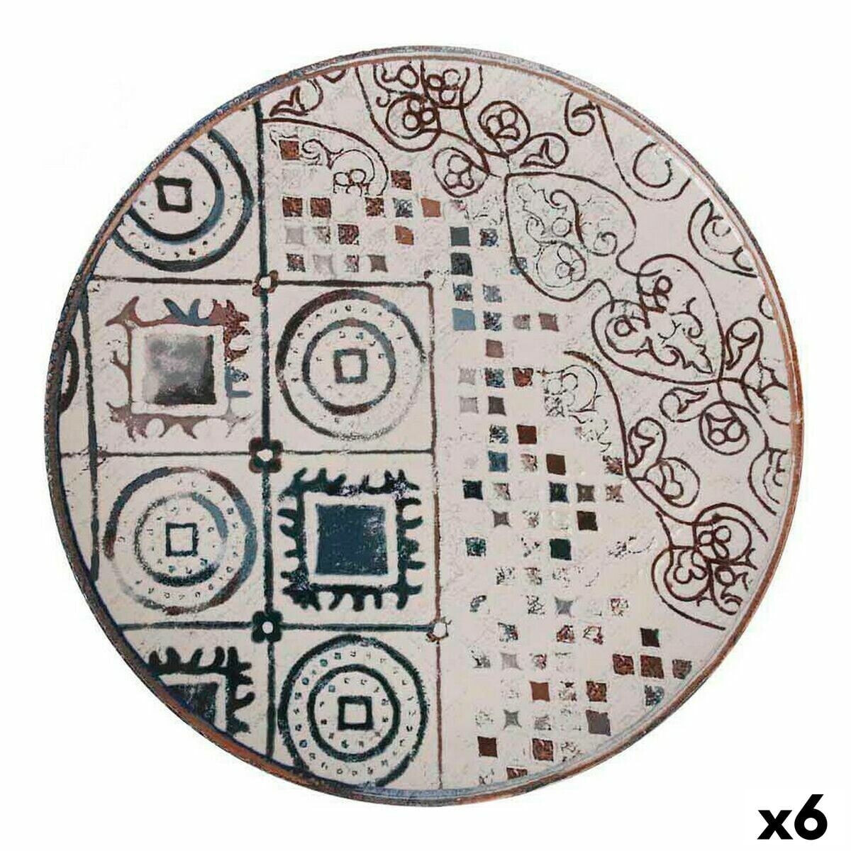 Мелкая тарелка La Mediterránea Grecia Фарфор (6 штук)
