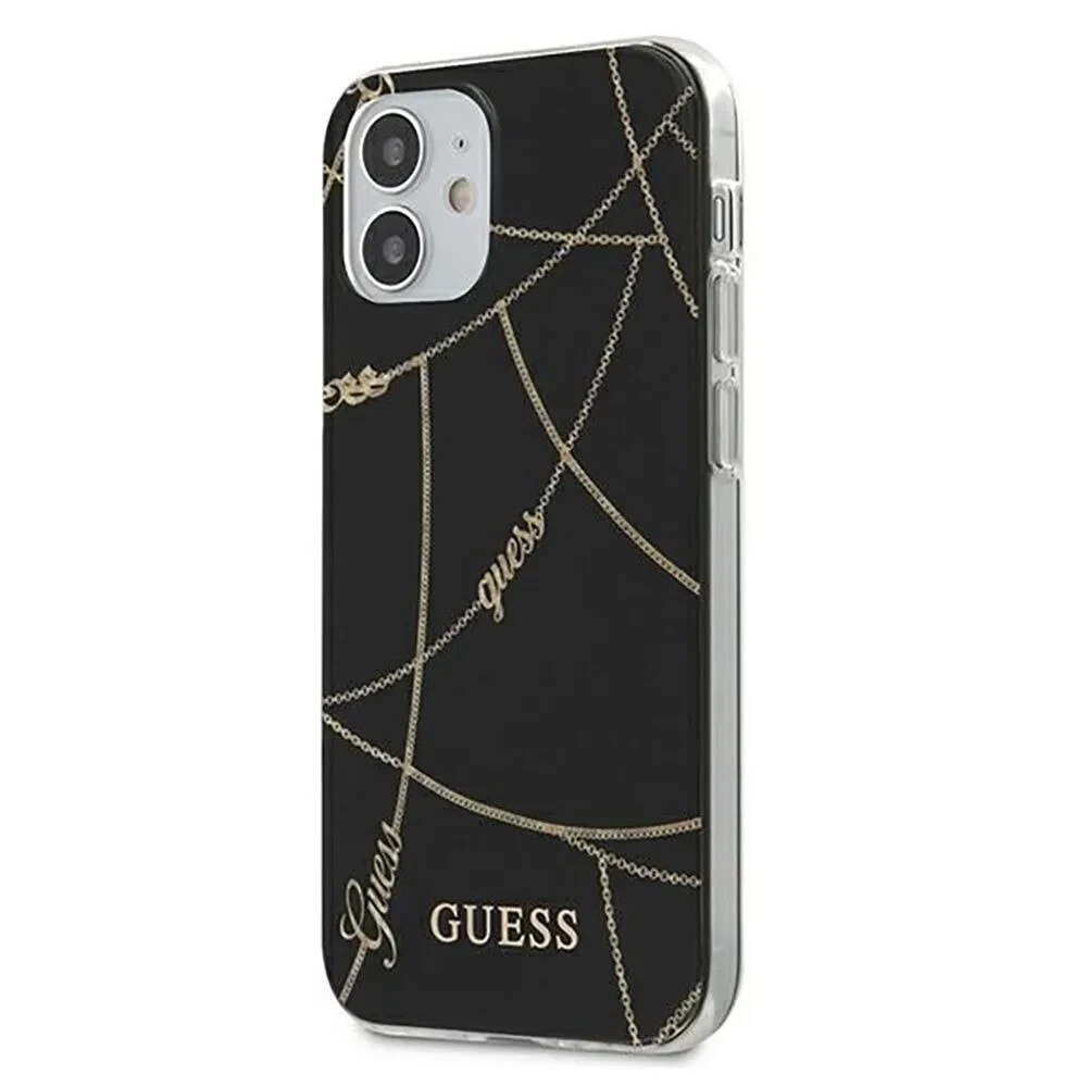 GUESS Guhcp12Spcuchbk iPhone 12 Mini 5.4 Chain Collection phone case