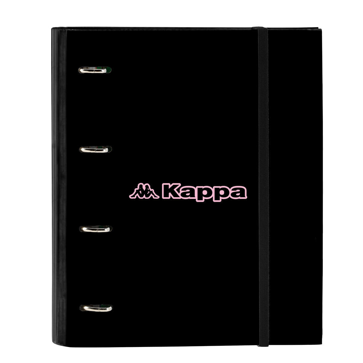 Ring binder Kappa Silver pink Black Pink 27 x 32 x 3.5 cm