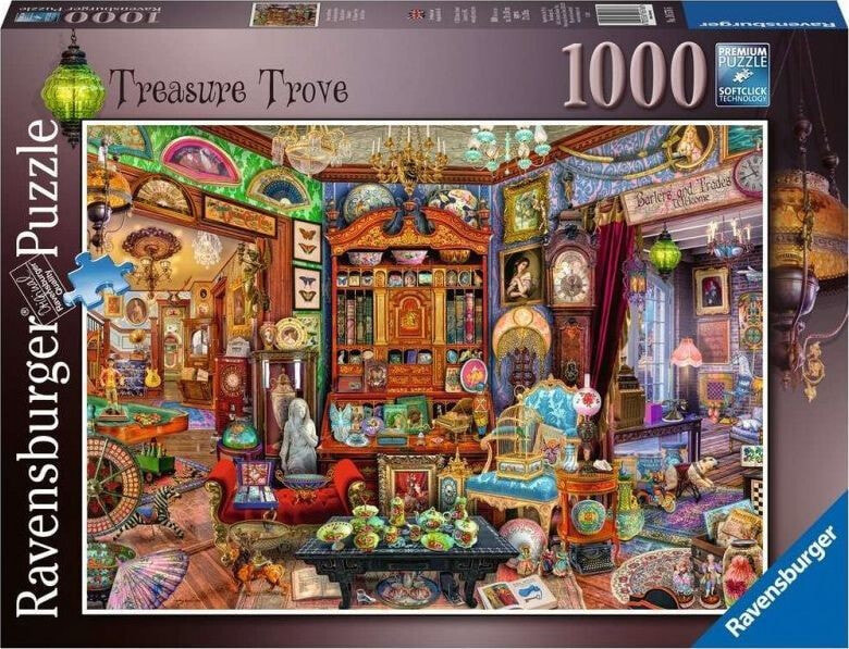 Ravensburger Puzzle 2D 1000 elementów Gabinet skarbów