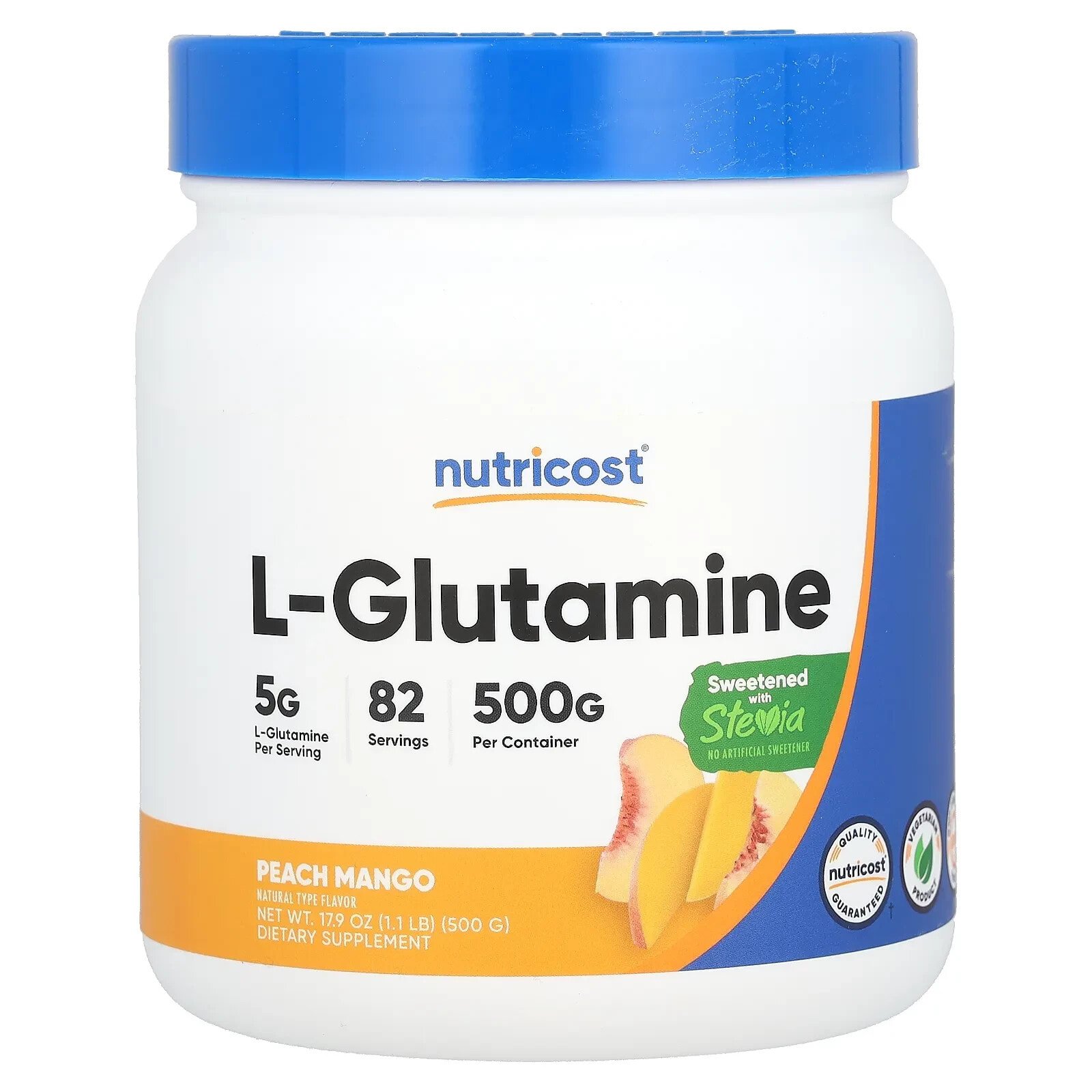 L-Glutamine, Unflavored, 10.7 oz (300 g)