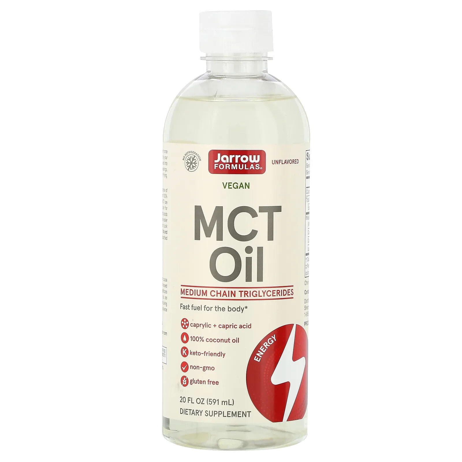 джэрроу формулас, масло MCT, с нейтральным вкусом, 591 мл (20 жидк. унций)