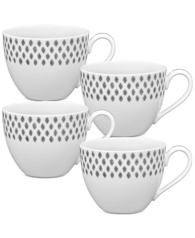 Noritake hammock Cups, Set of 4