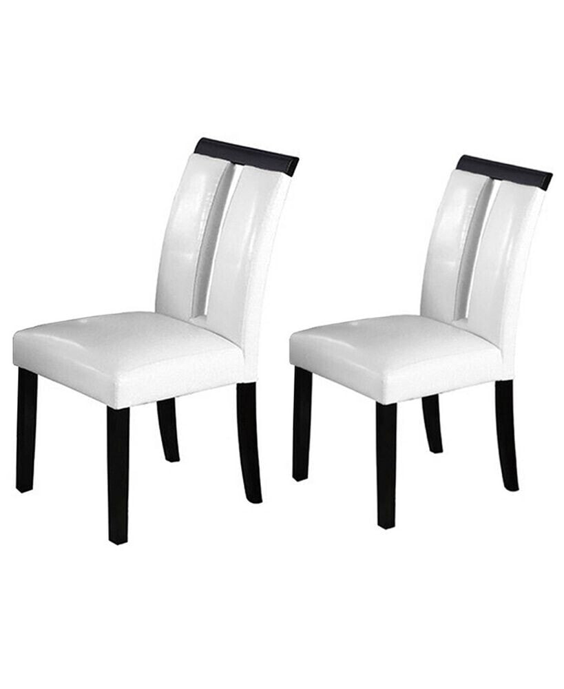 Best Master Furniture zendaya Wood Dining Chairs, Set of 2