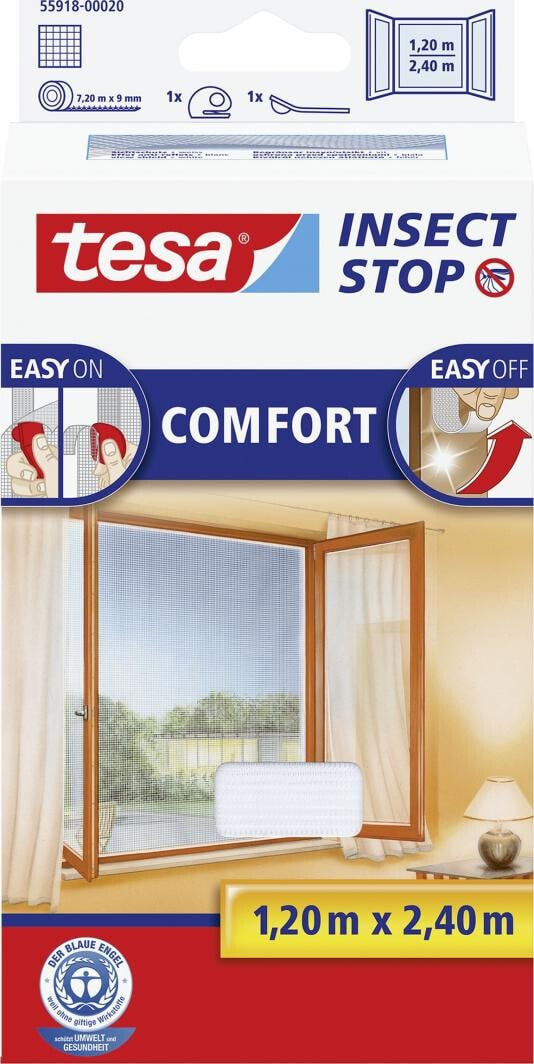 Tesa mosquito net Comfort 1.20x2.40m white (55918-00020-00)