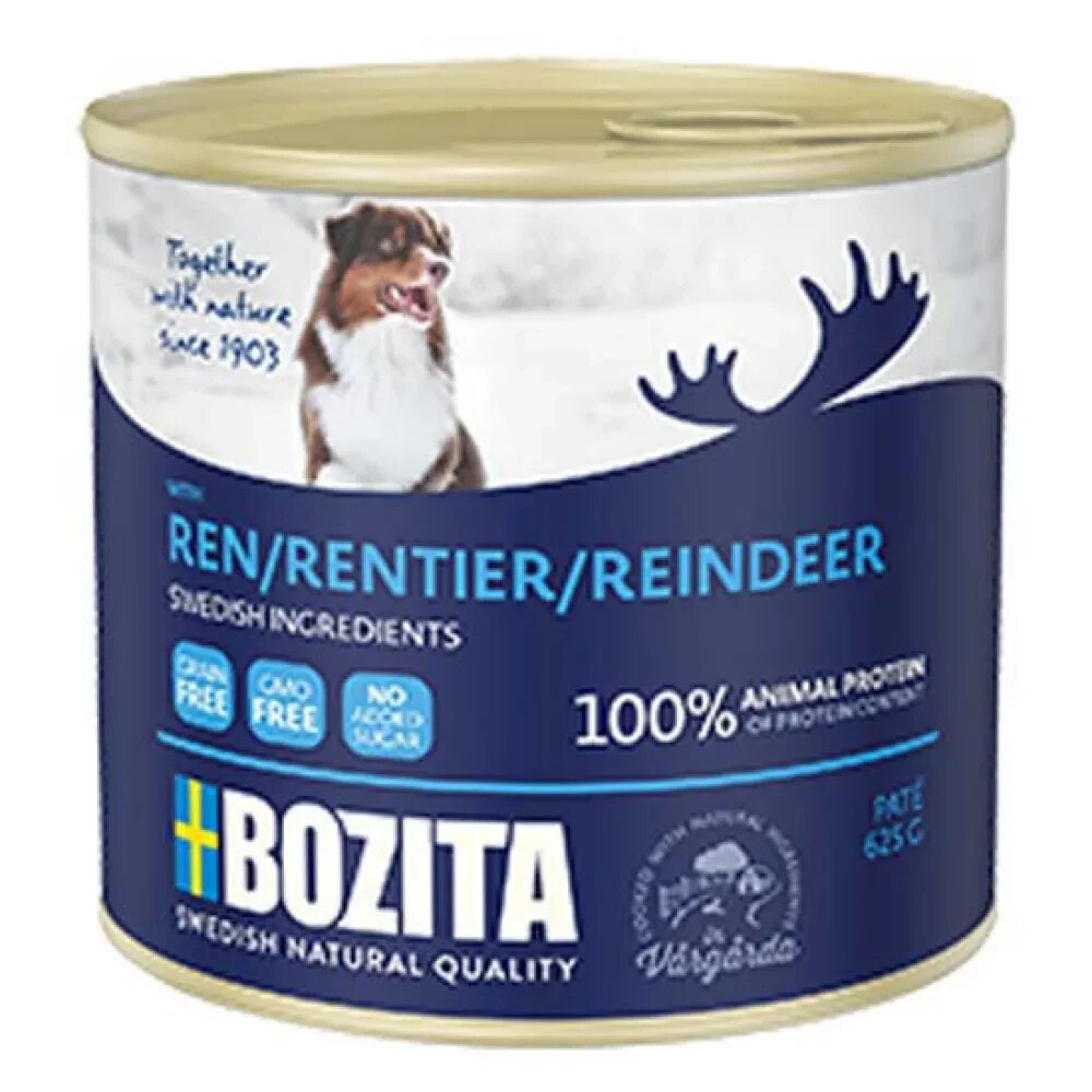 BOZITA Swdish Natural Quality Pate 625g Wet Dog Food