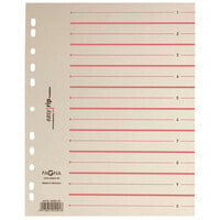 Pagna 44063-01 - Numeric tab index - Carton - Beige - Red - Portrait - A4 - Germany