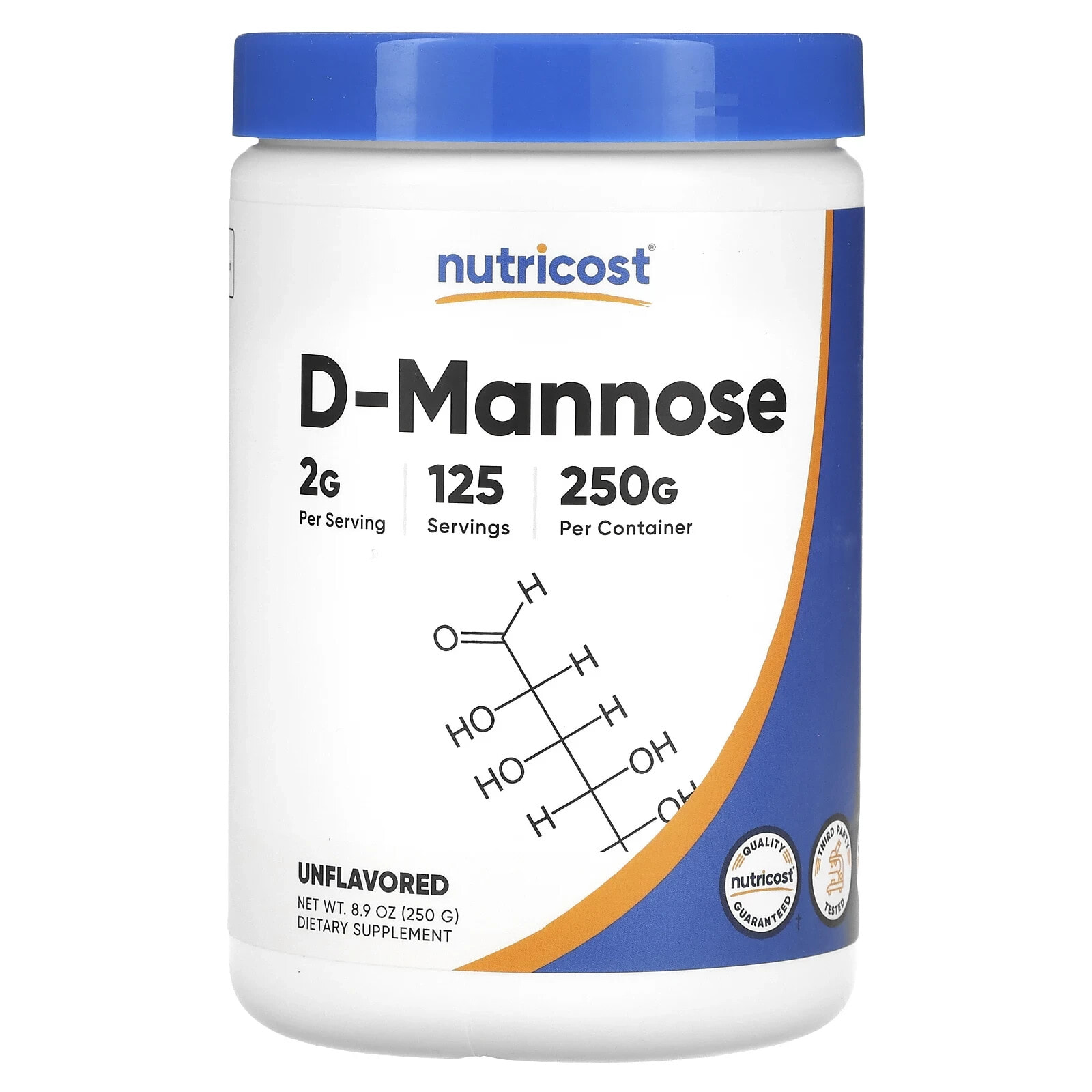 D-Mannose, Unflavored, 3.5 oz (100 g)