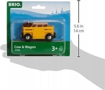 Brio BRIO World Cow and Wagon