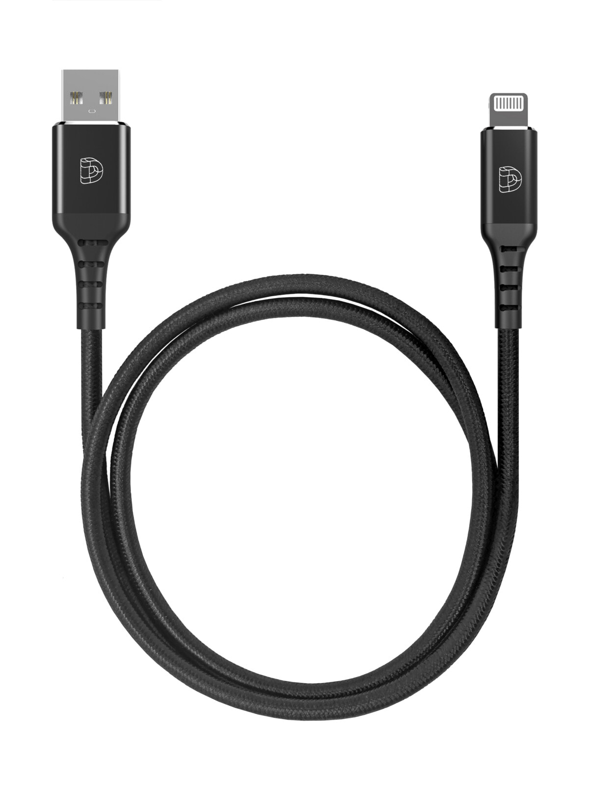 Ladekabel Lightning auf USB-A 1m Schwarz MFI zertifiziert EDU - Digital