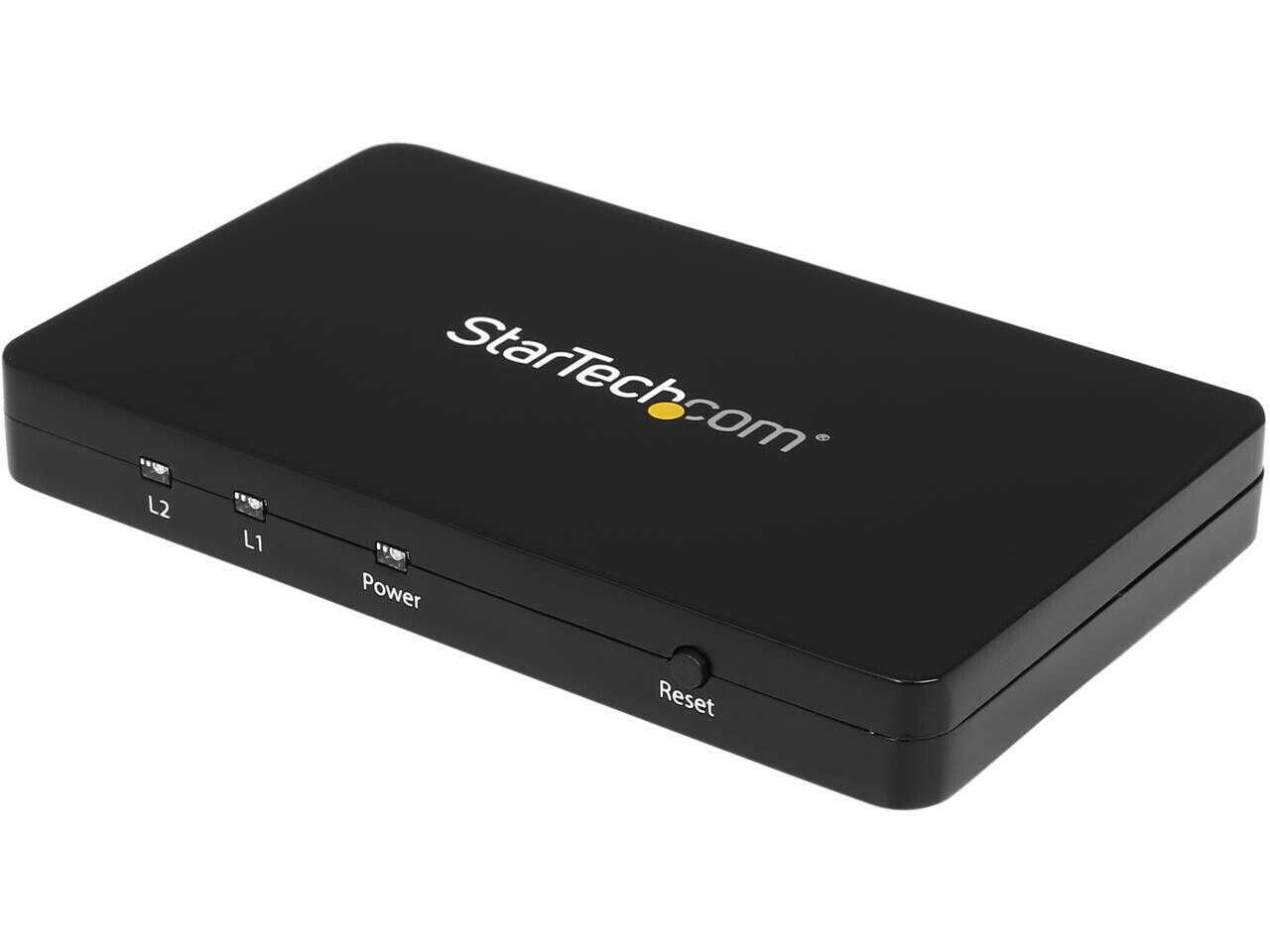 StarTech ST122HD4K HDMI Splitter 1 In 2 Out - 4k 30 Hz - 2 Port - Aluminum - HDM