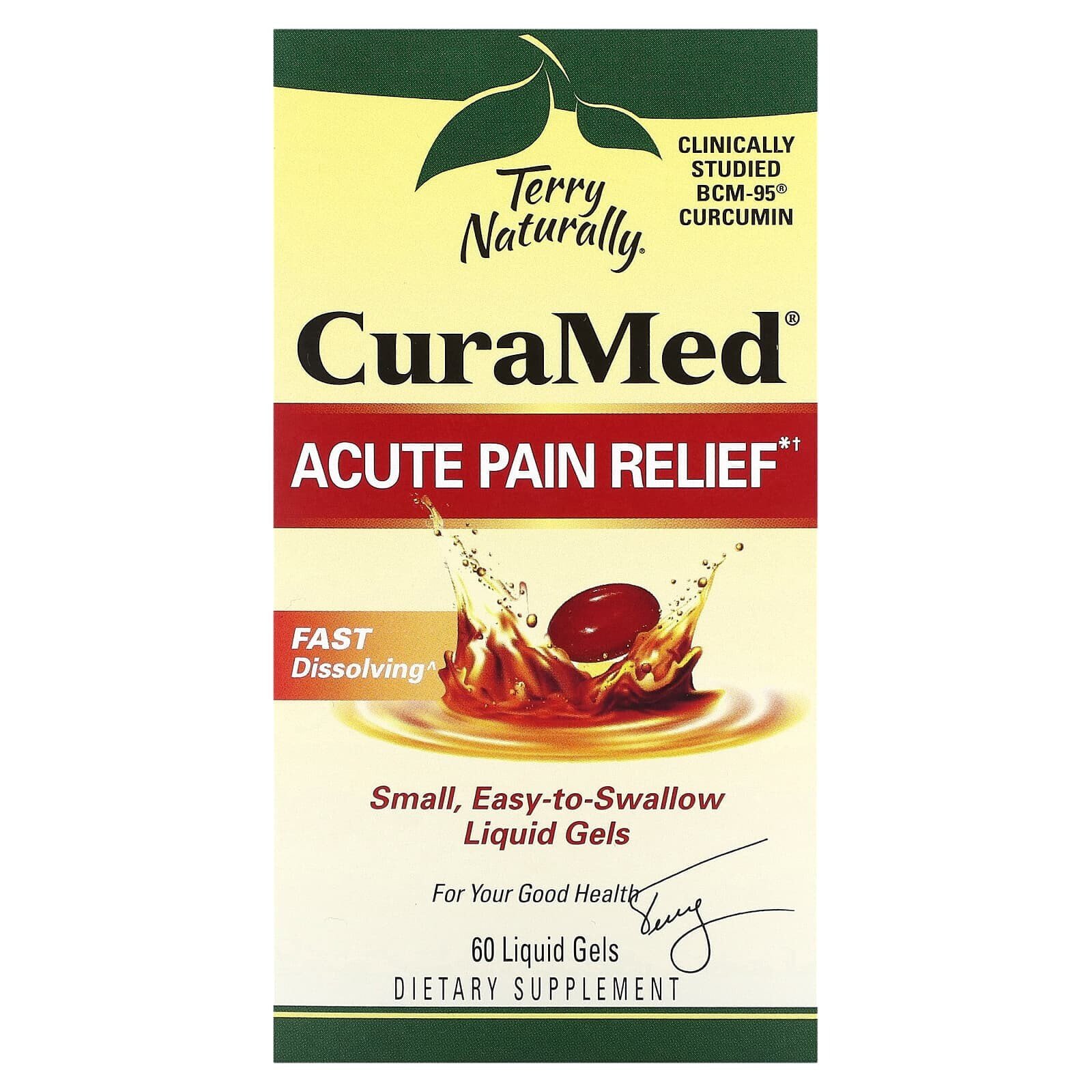 CuraMed, Acute Pain Relief, 120 Liquid Gels