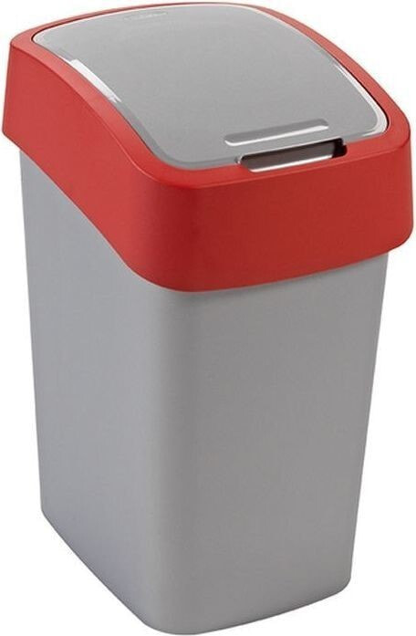 Curver Pacific Flip waste bin for segregation tilting 10L red (CUR000237)