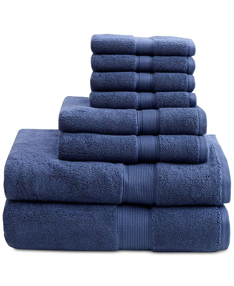 Madison Park Signature solid 800GSM Cotton 8-Pc. Bath Towel Set