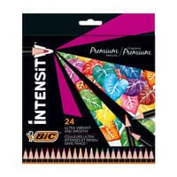 BIC Intensity Premium - Black - Blue - Brown - Coral - Green - Grey - Lemon (colour) - Light Blue - Light Green - Lime - Orange,... - 24 pc(s)