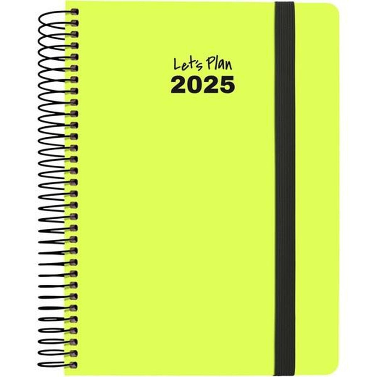 Diary Grafoplas NEON Yellow A5 14,8 x 21 cm 2025